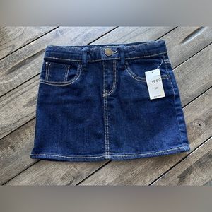 Gap kids denim blue Jean skirt girls 5t toddler 5 nwt